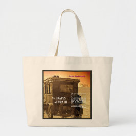De Grafieken van Wrath tekst Grote Tote Bag