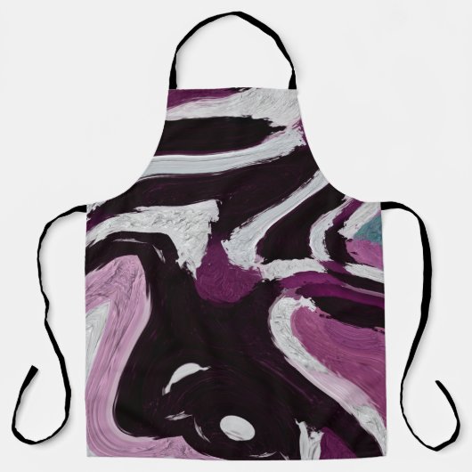 De grafische abstracte achtergrond van de borstels schort (Voorkant)
