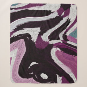 De grafische abstracte achtergrond van de borstels sherpa deken