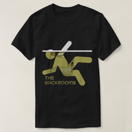 De grafische Backrooms T-shirt (Design voorkant)