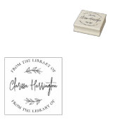 De grafische Botanische Verlaten Douane van de Bib Rubberstempel (Gestempeld)