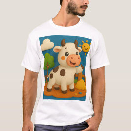 De grafische cartoon van een kind stijl van een ba t-shirt