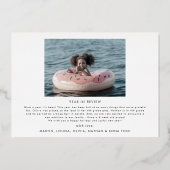 De grafische Folie Happy 2023 Nieuwjaar in Review  Folie Feestdagenkaart (Achterkant)