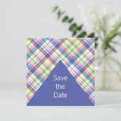 De grafische speeldatum opslaan save the date (Staand voorkant)