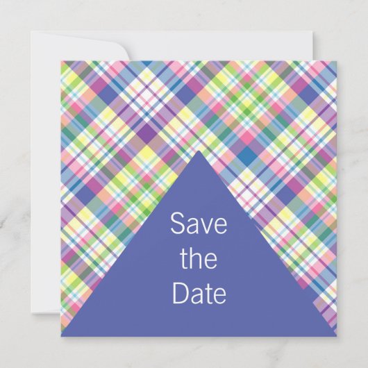 De grafische speeldatum opslaan save the date (Voorkant)
