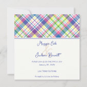 De grafische speeldatum opslaan save the date (Achterkant)