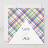 De grafische speeldatum opslaan save the date (Voorkant)