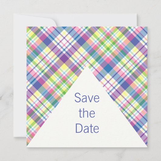 De grafische speeldatum opslaan save the date (Voorkant)