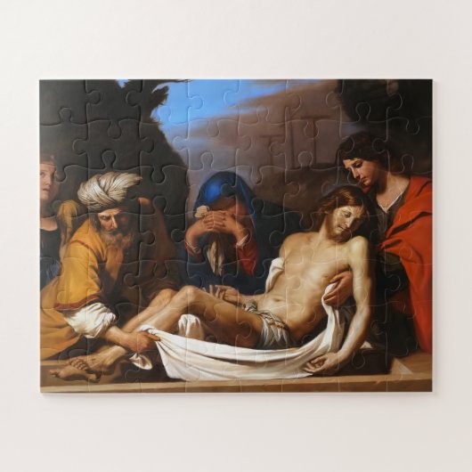 De graflegging door Guercino Religieuze Kunst Legpuzzel (Horizontaal)