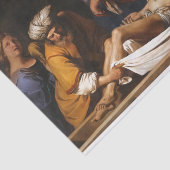 De graflegging door Guercino Religieuze Kunst Tissuepapier (Detail)