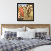 De graflegging door Michelangelo Canvas Afdruk (Insitu (Slaapkamer))