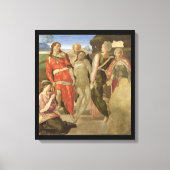 De graflegging door Michelangelo Canvas Afdruk (Voorkant)