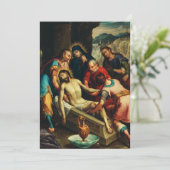 De Graflegging van Christus Juan Rodríguez Juarez Kaart (Staand voorkant)