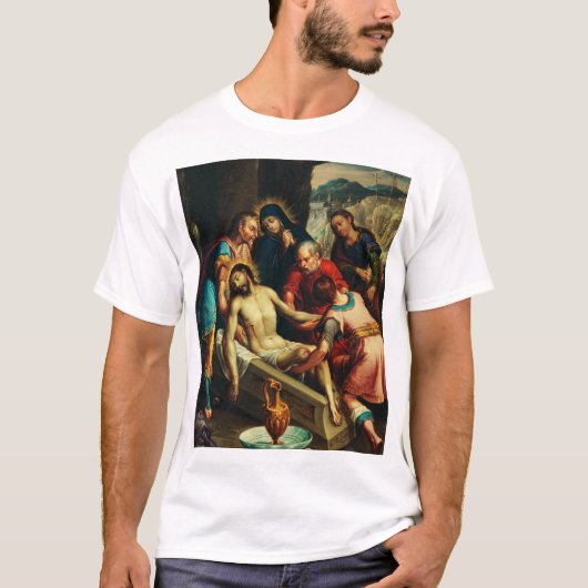 De Graflegging van Christus Juan Rodríguez Juarez T-shirt (Voorkant)