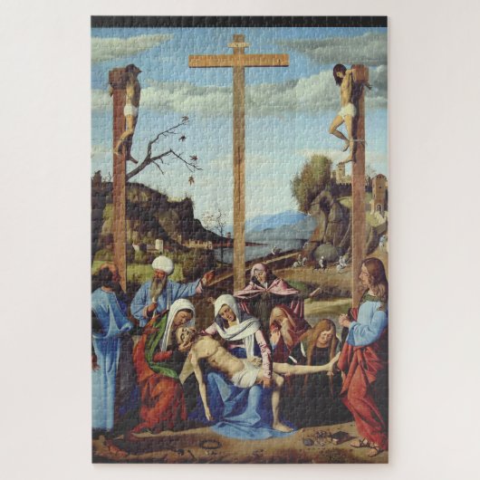 De graflegging van Jezus Christus Legpuzzel (Verticaal)