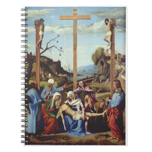 De graflegging van Jezus Christus Notitieboek (Voorkant)
