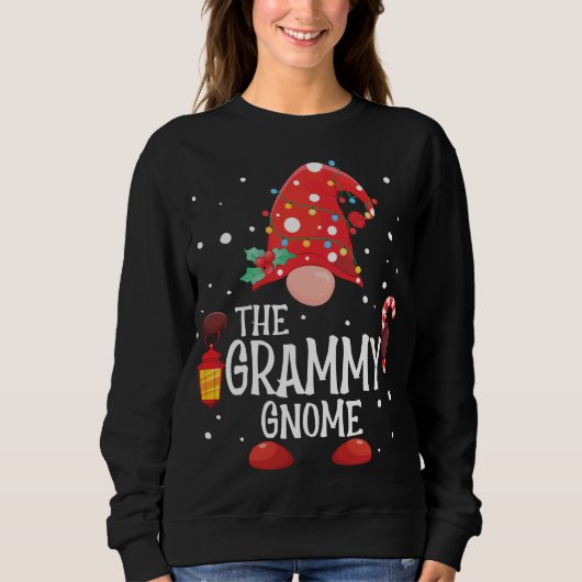 De Grammy Gnome Matching Family Kerstgenoompit Trui (Voorkant)