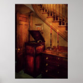 De Gramophone in de hoek Poster (Voorkant)