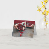 De Granaatappel van december Kaart (Gele Bloem)