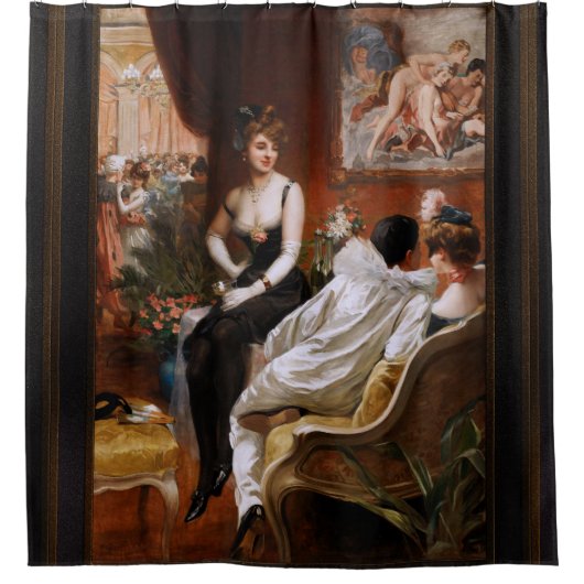 De Grand Ball van Frédéric Dufaux Douchegordijn (Voorkant)