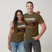 De Grand Canyon beschilderd Mannen Shirt (Unisex)