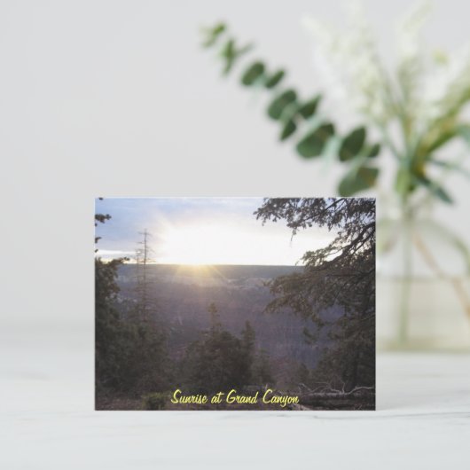 De Grand Canyon Briefkaart (Staand voorkant)