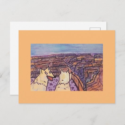 De Grand Canyon, Briefkaart (Voorkant / Achterkant)