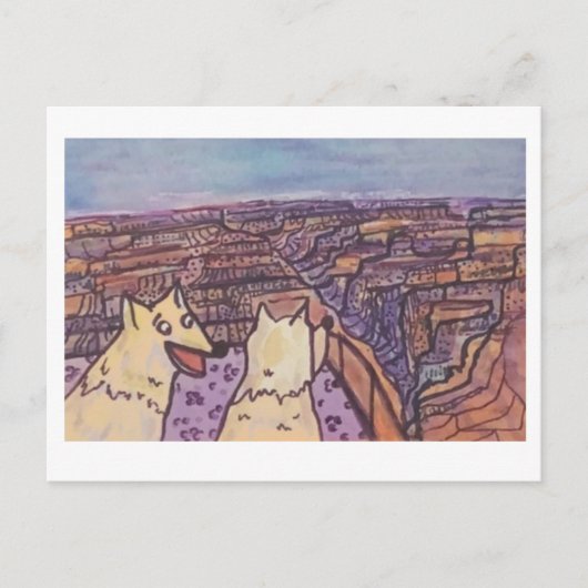 De Grand Canyon, Briefkaart (Voorkant)