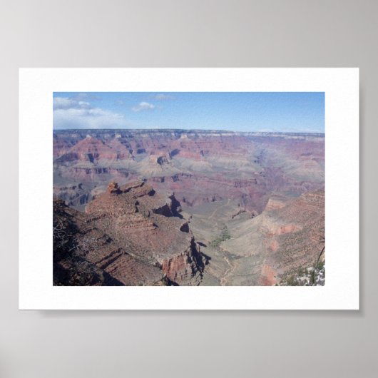 De Grand Canyon Desert Horizon kleurenfotografie Poster (Voorkant)