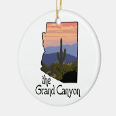 De Grand Canyon Keramisch Ornament (Links)
