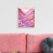 De Grand Canyon | National Park Waterverf Canvas Afdruk (Insitu (Woonkamer))