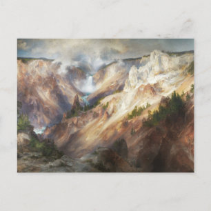 De Grand Canyon van de Yellowstone, Thomas Moran Briefkaart