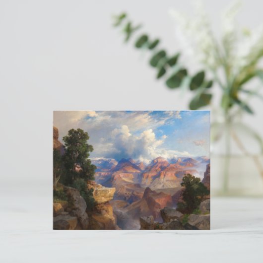 De Grand Canyon van Thomas Moran Feestdagenkaart (Staand voorkant)