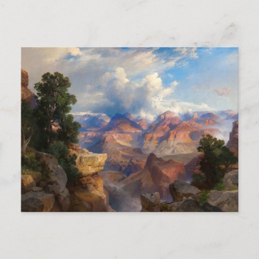 De Grand Canyon van Thomas Moran Feestdagenkaart (Voorkant)