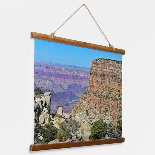 De Grand Canyon zuidwesten Hangend Wandkleed (Gebogen)