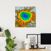 De Grand Prismatic Spring Poster (Thuiskantoor)