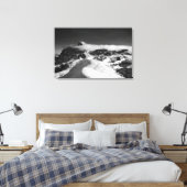 De Grand Teton en de kathedraalgroep als Canvas Afdruk (Insitu (Slaapkamer))