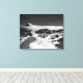 De Grand Teton en de kathedraalgroep als Canvas Afdruk (Insitu (Houten vloer))