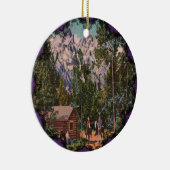 De Grand Tetons - Wyoming Victoriaans Ornament (Rechts)