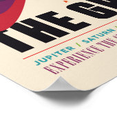 DE GRAND TOUR EENMAAL EEN LEVEN NASA-ruimtevaart Poster (Hoek)