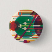 De Grand Tour-knop Ronde Button 3,2 Cm (Voorkant)