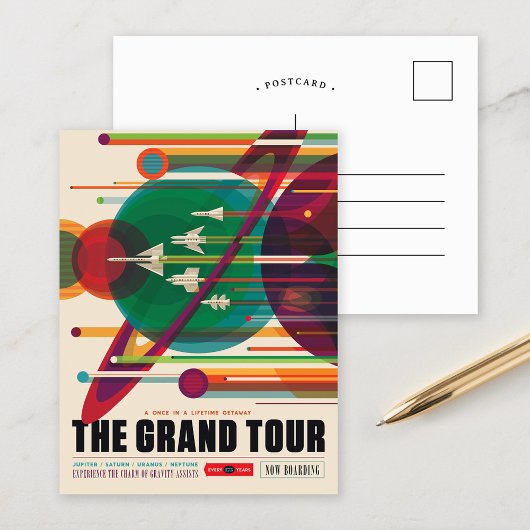 De Grand Tour | NASA Visies van de Toekomst Briefkaart