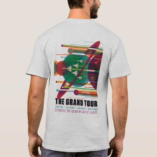 De Grand Tour (voor en achter) T-shirt (Achterkant)