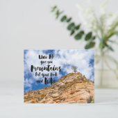 De grandeur van Natuur vastleggen Briefkaart (Staand voorkant)