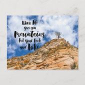 De grandeur van Natuur vastleggen Briefkaart (Voorkant)