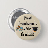 DE GRANDPARENTEN VAN DE PROUD VAN DE AFSTUDEREN kn Ronde Button 5,7 Cm (Voorkant /achterkant)