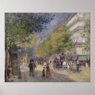 De Grands Boulevards Auguste Renoir Poster