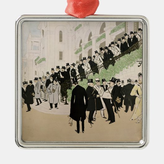 De Grandstand Staircase Metalen Ornament (Voorkant)