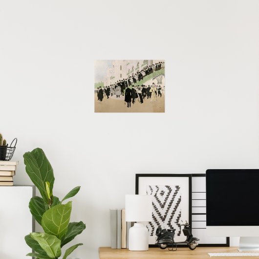 De Grandstand Staircase Poster (Thuiskantoor)