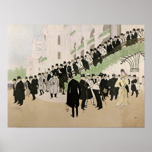 De Grandstand Staircase Poster (Voorkant)